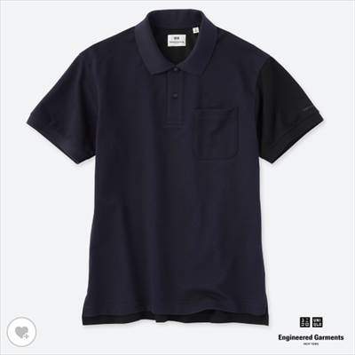 UNIQLO and Engineered Garmentsのドライカノコカラーブロックポロシャツ
