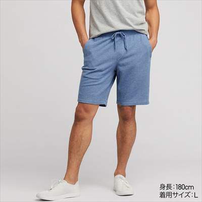 綿100 ユニクロのカットソーイージーショートパンツはしっとりやわらか ろんぶり