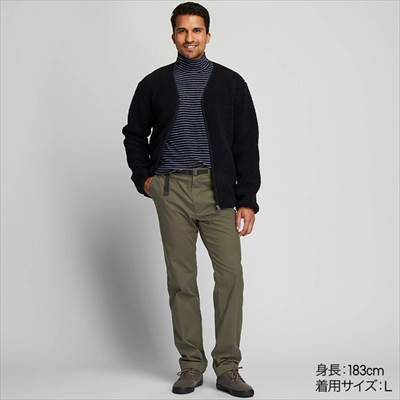 上ゴルフ ファッション 冬 ユニクロ 人気のファッション画像