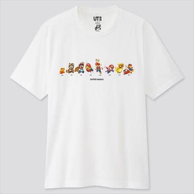 年 ユニクロ マリオのコラボtシャツとステテコ 8ビットから3dまで七変化 ろんぶり