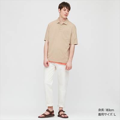 ユニクロのオーバーサイズジャージーポロシャツはゆったり快適 ろんぶり ユニクロのオーバーサイズジャージーポロシャツはゆったり快適 ろんぶり