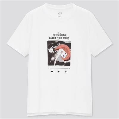 ユニクロ ディズニープリンセスソングのコラボut 名曲がtシャツになって登場 ろんぶり