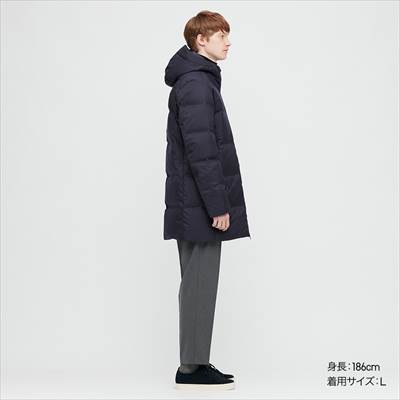 ユニクロのシームレスダウンコート フードが取り外せてオンオフ使える便利仕様 ろんぶり ユニクロのシームレスダウンコート フードが取り外せてオンオフ使える便利仕様 ろんぶり