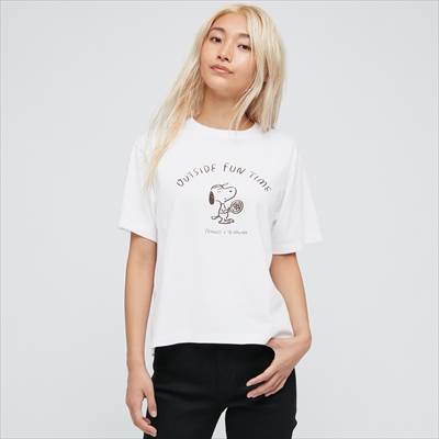 ユニクロのピーナッツ × 長場雄 UT グラフィックTシャツ(半袖・ボクシーフィット)