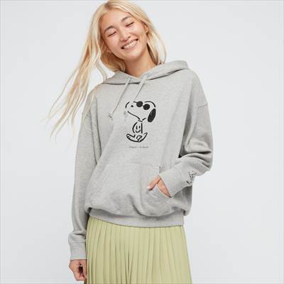 ユニクロ×ピーナッツ × 長場雄 スウェットプルパーカ(長袖)