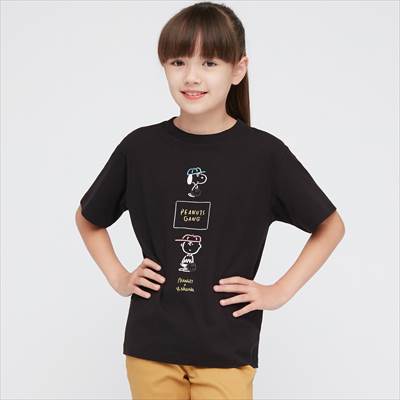 ユニクロ×KIDS ピーナッツ × 長場雄 UT グラフィックTシャツ(半袖)