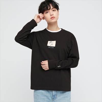 ユニクロ×ピーナッツ × 長場雄 クルーネックシャツ(長袖)