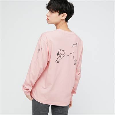 ユニクロ×ピーナッツ × 長場雄 クルーネックシャツ(長袖)