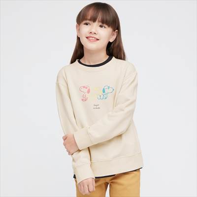 ユニクロ×KIDS ピーナッツ × 長場雄 スウェットシャツ(長袖)