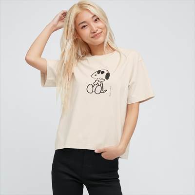 ユニクロのピーナッツ × 長場雄 UT グラフィックTシャツ(半袖・ボクシーフィット)