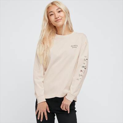 ユニクロ×ピーナッツ × 長場雄 クルーネックシャツ(長袖)
