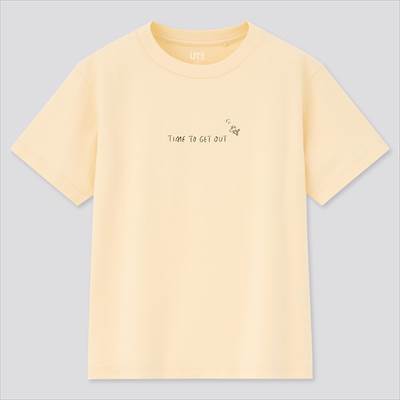 ユニクロ×KIDS ピーナッツ × 長場雄 UT グラフィックTシャツ(半袖)