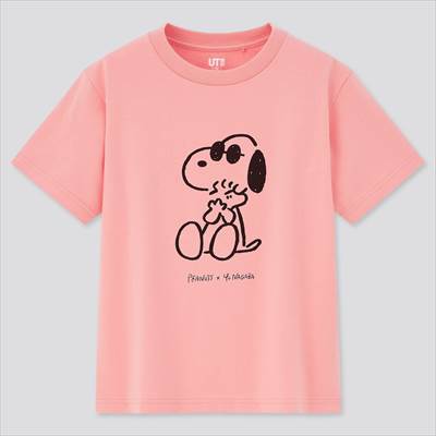 ユニクロ×KIDS ピーナッツ × 長場雄 UT グラフィックTシャツ(半袖)