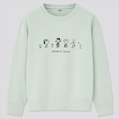 ユニクロ×KIDS ピーナッツ × 長場雄 スウェットシャツ(長袖)