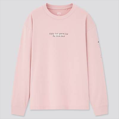 ユニクロ×ピーナッツ × 長場雄 クルーネックシャツ(長袖)