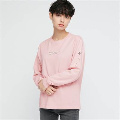 ユニクロ×ピーナッツ × 長場雄 クルーネックシャツ(長袖)