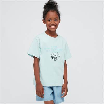 ユニクロ×KIDS ピーナッツ × 長場雄 UT グラフィックTシャツ(半袖)