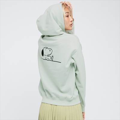 ユニクロ×ピーナッツ × 長場雄 スウェットプルパーカ(長袖)