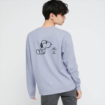 ユニクロ×ピーナッツ × 長場雄 クルーネックシャツ(長袖)
