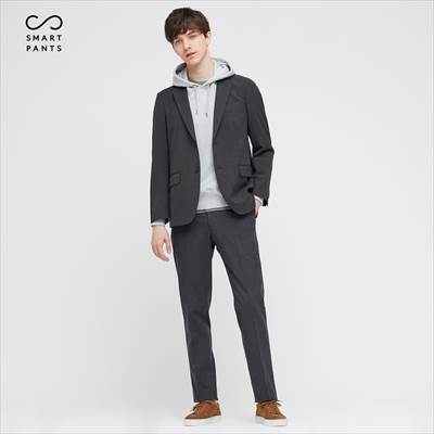 21 ユニクロのスマートスリムフィットパンツ オンオフ使えてシルエットもきれい ろんぶり