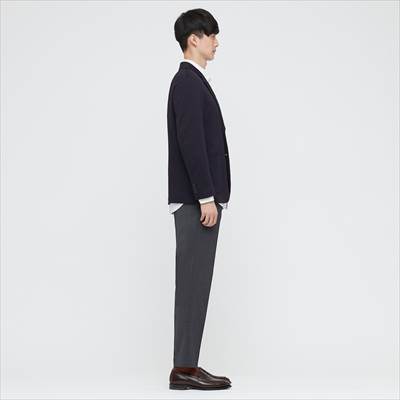 21 ユニクロのコンフォートジャケットはオンオフok ふわっとサラッと柔らかい ろんぶり