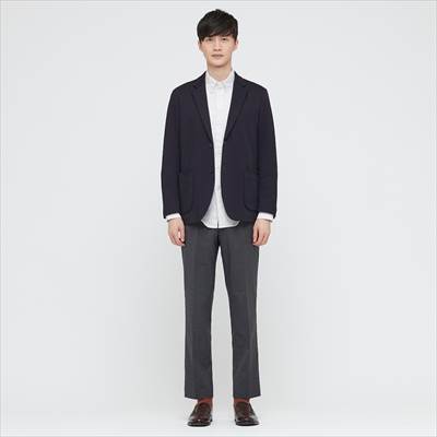 21 ユニクロのコンフォートジャケットはオンオフok ふわっとサラッと柔らかい ろんぶり