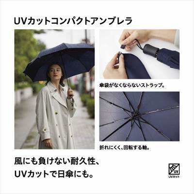 21年はuvカットつき ユニクロの折りたたみ傘は回転する軸で風を受け流す コンパクトアンブレラ ろんぶり 21年はuvカットつき ユニクロの折りたたみ傘は回転する軸で風を受け流す コンパクトアンブレラ ろんぶり