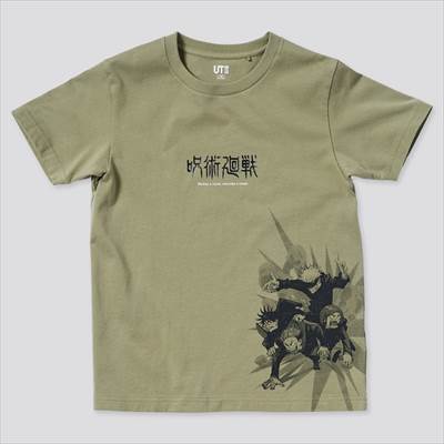 ユニクロのKIDS 呪術廻戦 UT グラフィックTシャツ（半袖）