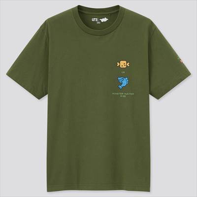 ユニクロのモンスターハンターライズ UT グラフィックTシャツ（半袖・レギュラーフィット）