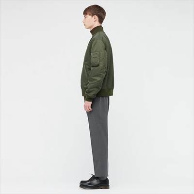 ユニクロのma 1ブルゾンはシンプルでスッキリしたシルエットが魅力 ろんぶり