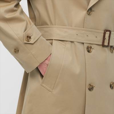 ユニクロのトレンチコートは機能性たっぷり 本格的なディテールが楽しめる ろんぶり