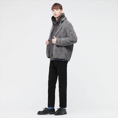 ユニクロのファーリーフリースフルジップジャケット ふわモコmaxで暖かい ろんぶり