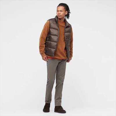 21秋冬 ユニクロのウルトラライトダウンベスト ボリューム感がアップしてシルエットはゆったりめに改良 ろんぶり