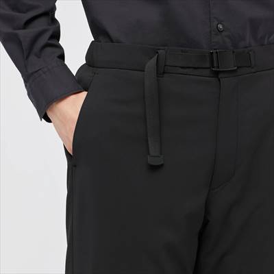 21秋冬 ユニクロの防風エクストラウォームイージーパンツ 防風フィルムと中綿入りの4層構造で最も暖かい ろんぶり