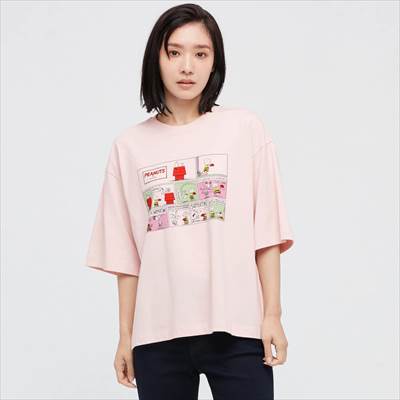 2022年新作ユニクロのピーナッツ・サンデー・スペシャルズ UT グラフィックTシャツ(半袖・オーバーサイズフィット)
