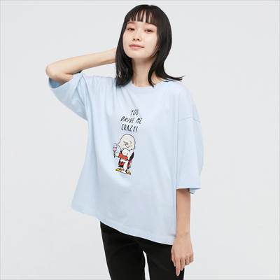 2022年新作ユニクロのピーナッツ・サンデー・スペシャルズ UT グラフィックTシャツ(半袖・オーバーサイズフィット)