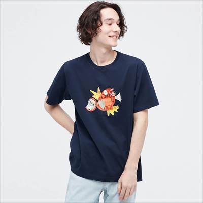 ユニクロ2022年新作・ポケモン ミーツ アーティスト 2022 春夏 UT グラフィックTシャツ コイキング(半袖・レギュラーフィット)