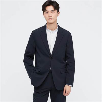 ユニクロの2022年春夏モデルの新作・感動ジャケット2WAYストレッチ(コットンライク・袖丈着丈標準)セットアップ可能