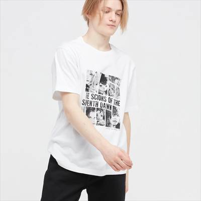 2022年新作・ユニクロのファイナルファンタジー35周年 UT グラフィックTシャツ ファイナルファンタジーXIV (半袖・レギュラーフィット)