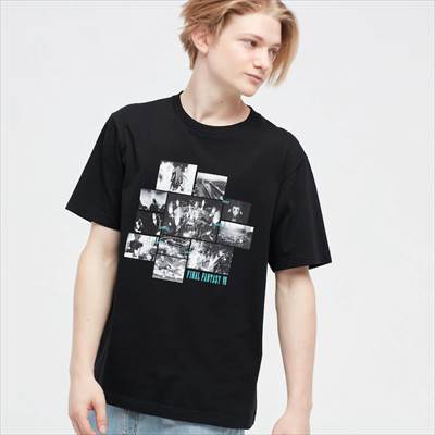 2022年新作・ユニクロのファイナルファンタジー35周年 UT グラフィックTシャツ ファイナルファンタジーVII (半袖・レギュラーフィット)
