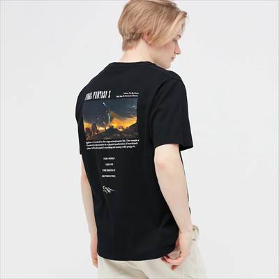 2022年新作・ユニクロのファイナルファンタジー35周年 UT グラフィックTシャツ ファイナルファンタジーX (半袖・レギュラーフィット)