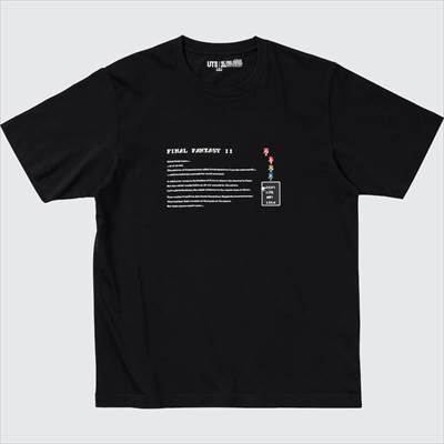 2022年新作・ユニクロのファイナルファンタジー35周年 UT グラフィックTシャツ ファイナルファンタジーII (半袖・レギュラーフィット)