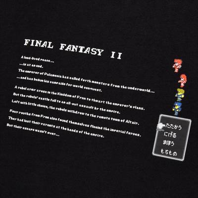 2022年新作・ユニクロのファイナルファンタジー35周年 UT グラフィックTシャツ ファイナルファンタジーII (半袖・レギュラーフィット)