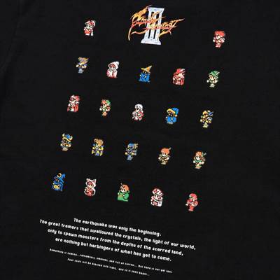 2022年新作・ユニクロのファイナルファンタジー35周年 UT グラフィックTシャツ ファイナルファンタジーIII (半袖・レギュラーフィット)