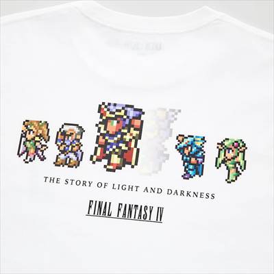 2022年新作・ユニクロのファイナルファンタジー35周年 UT グラフィックTシャツ ファイナルファンタジーIV (半袖・レギュラーフィット)