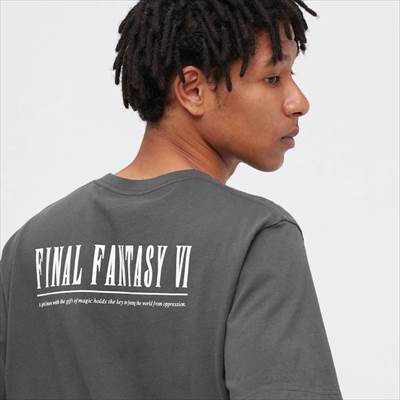 2022年新作・ユニクロのファイナルファンタジー35周年 UT グラフィックTシャツ ファイナルファンタジーVI (半袖・レギュラーフィット)