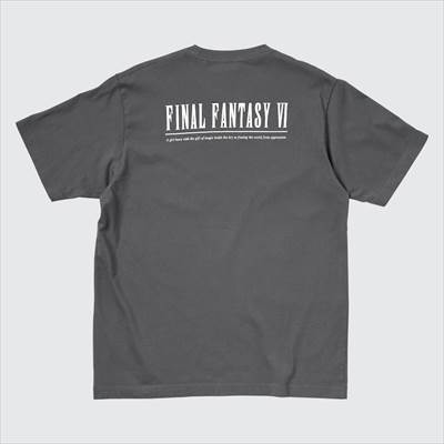 2022年新作・ユニクロのファイナルファンタジー35周年 UT グラフィックTシャツ ファイナルファンタジーVI (半袖・レギュラーフィット)