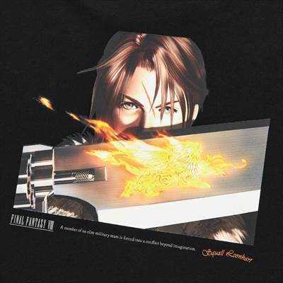 2022年新作・ユニクロのファイナルファンタジー35周年 UT グラフィックTシャツ ファイナルファンタジーVIII (半袖・レギュラーフィット)