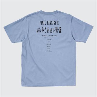2022年新作・ユニクロのファイナルファンタジー35周年 UT グラフィックTシャツ ファイナルファンタジーIX (半袖・レギュラーフィット)