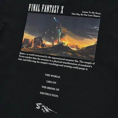 2022年新作・ユニクロのファイナルファンタジー35周年 UT グラフィックTシャツ ファイナルファンタジーX (半袖・レギュラーフィット)